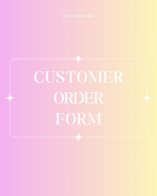 Custom Press-On Nail Set (Design Deposit)